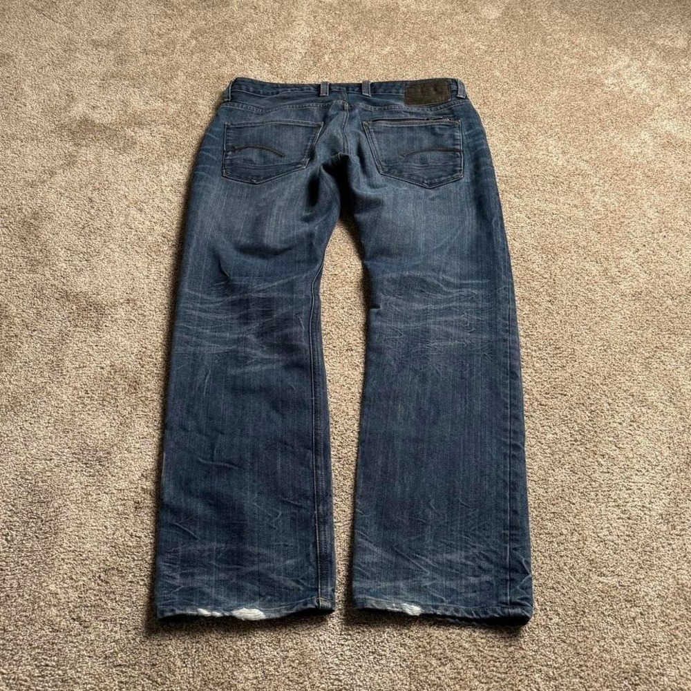 GSTAR RAW ZIPPER POCKET DENIM
